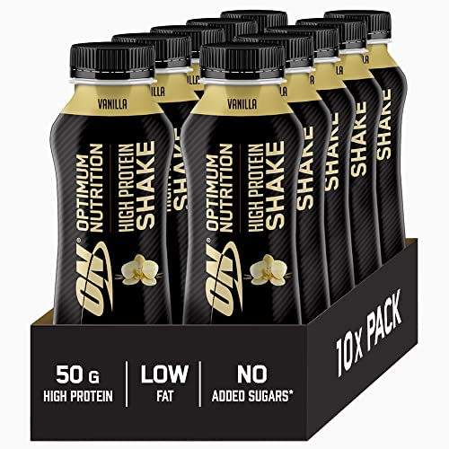 Pack de batidos de proteínas sabor vainilla de Optimum Nutrition